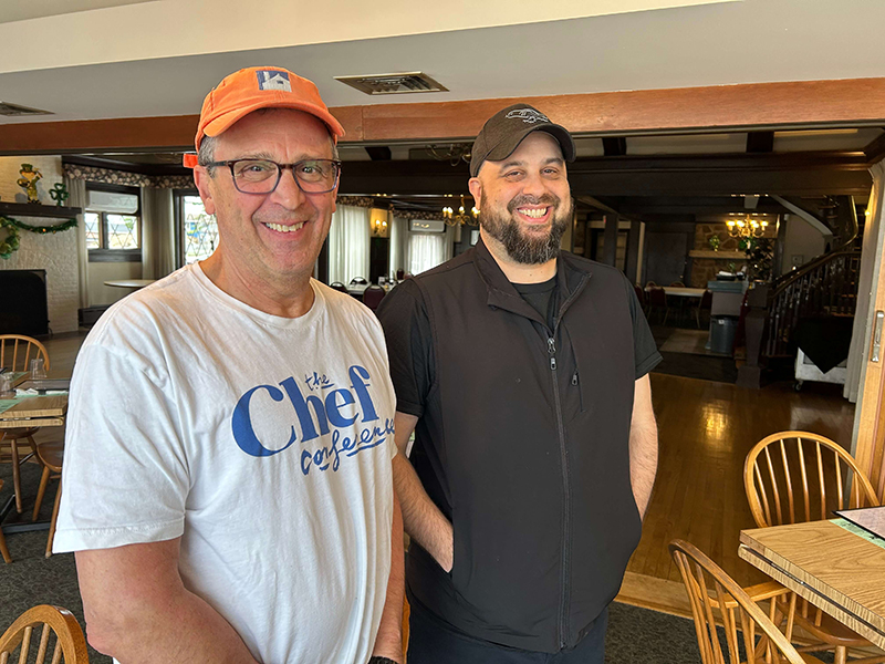 David Miaitico (left) and Matthew Linsenbiglar